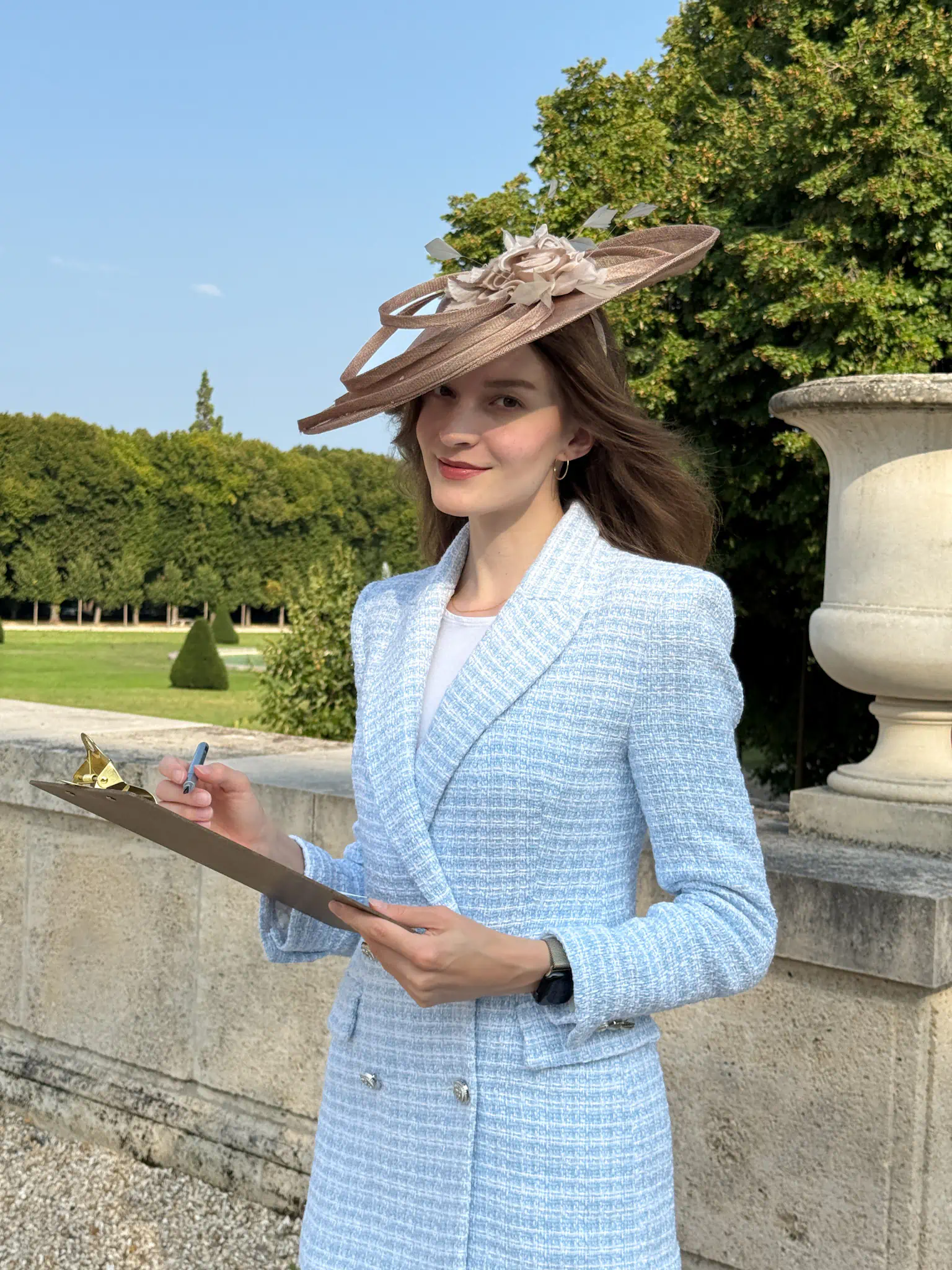 Portrait of Eva Kovacik being elegant