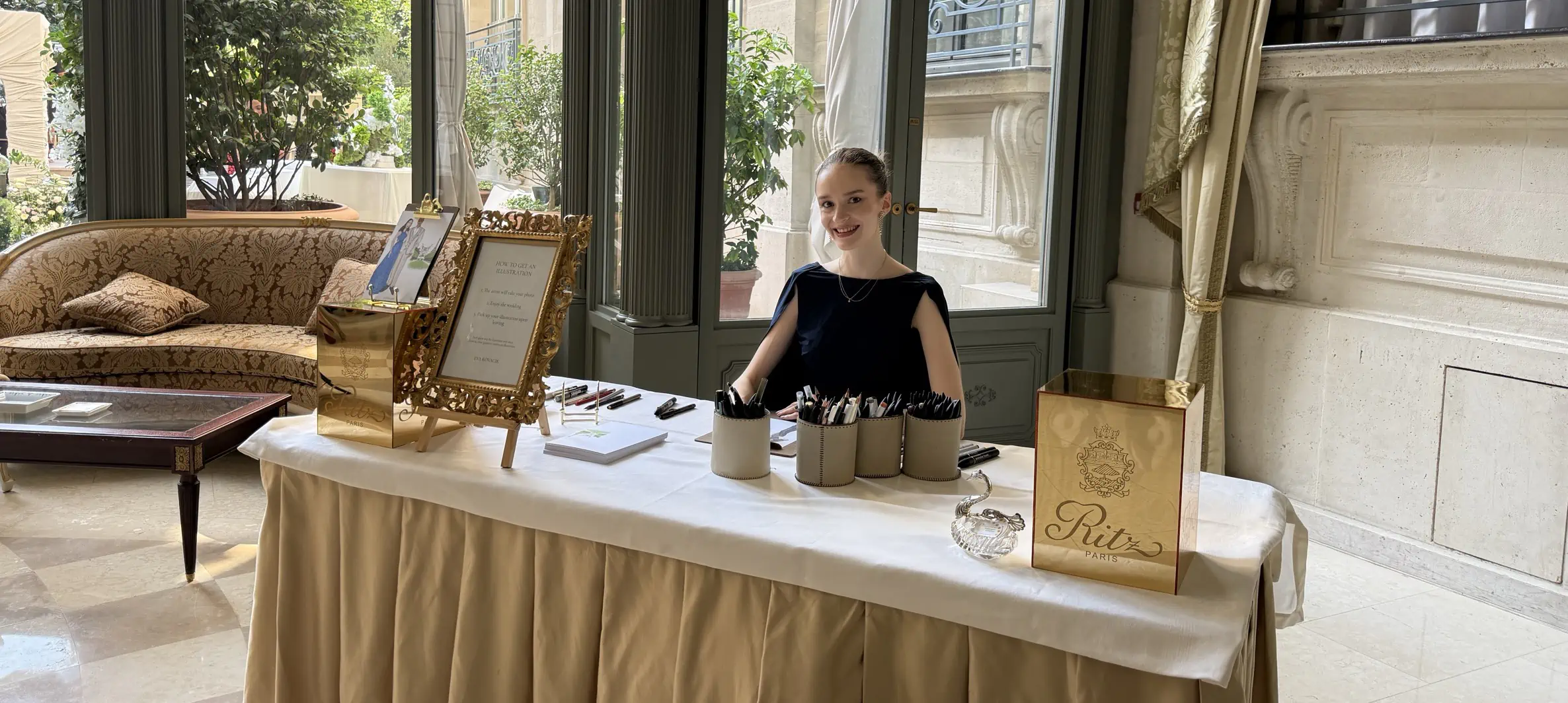 Portfolio banner showcasing Eva Kovacik's illustration work